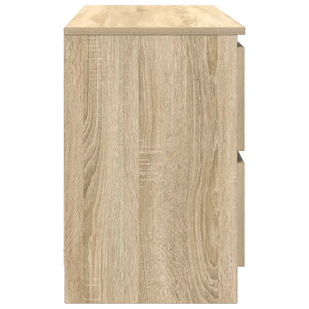 Mobile Porta TV Rovere Sonoma 100x35x54 cm in Legno Multistrato 861807