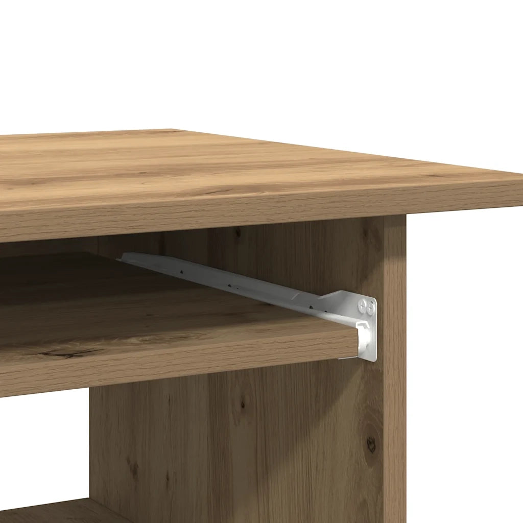Scrivania Rovere Artigianale 80x45x74 cm in Legno Multistrato