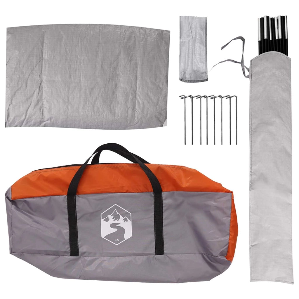 Tenda da auto con tetto Grigio e arancione 239 x 210 x 210 cm 42028537