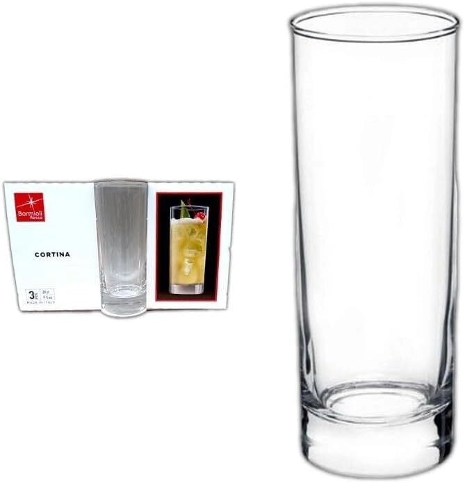 Bormioli Rocco Confezione 3 Bicchieri Bibita Cortina 28cl