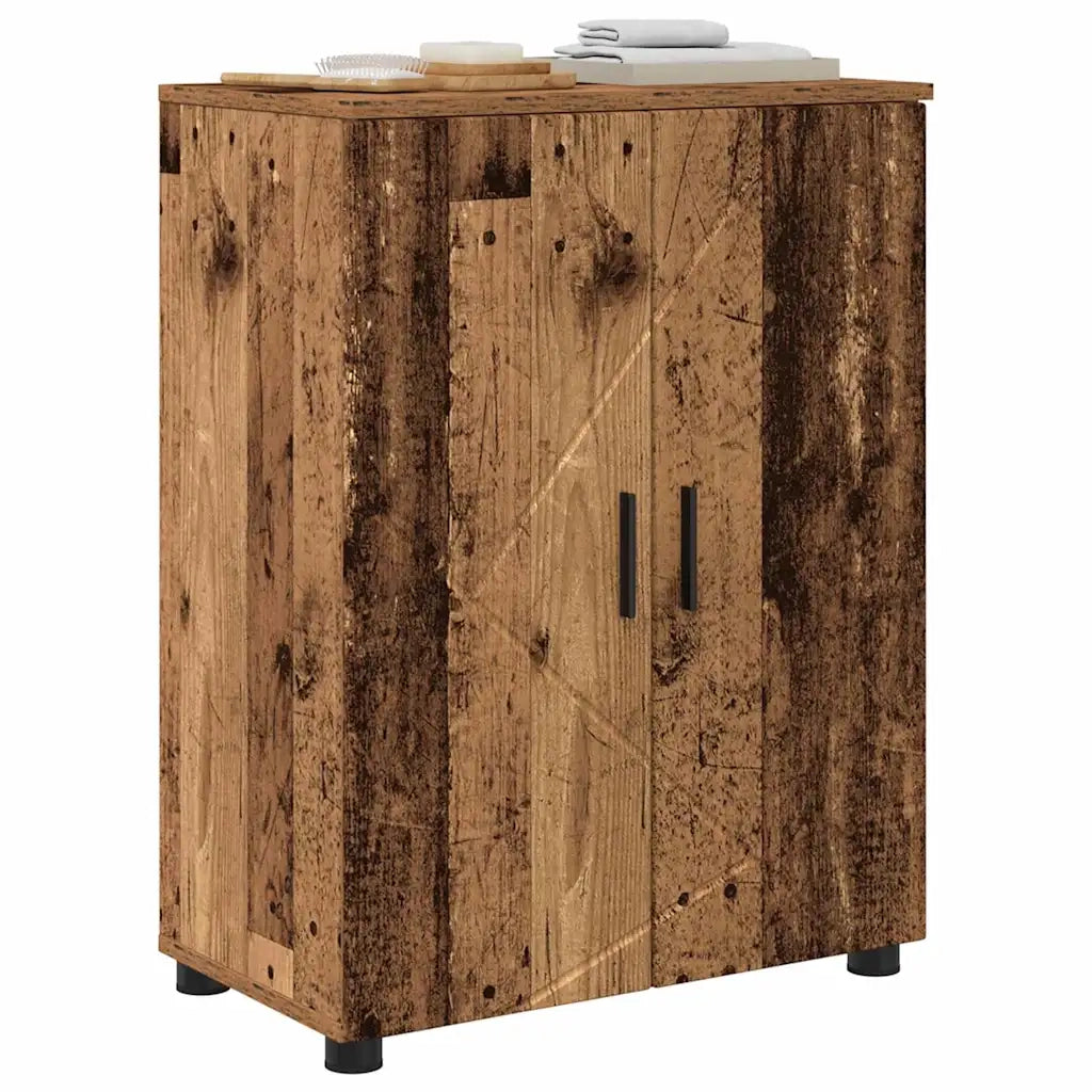 Mobile da Bagno con archiviazione Legno vecchio 60 x 35 x 80 cm 883312