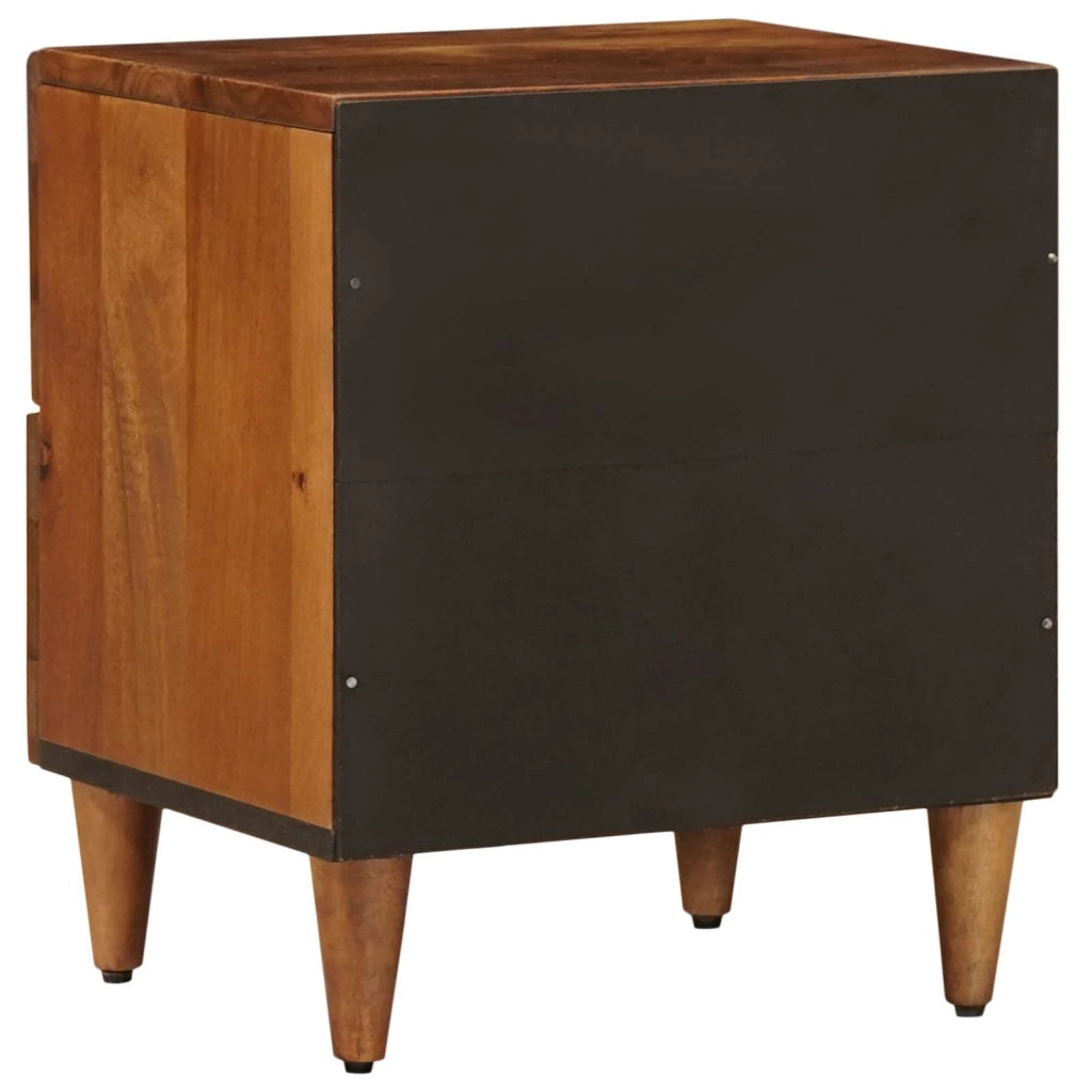 Armadio da Notte con cassetto 2 pcs Marrone 40 x 33 x 46 cm 4018223
