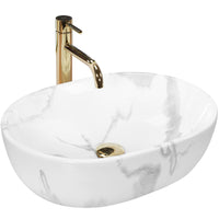 Lavabo Da Appoggio Rea Amelia Marmo Shiny