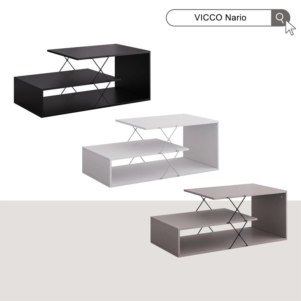 Vicco Tavolino da salotto Cachemire 100 x 50 cm