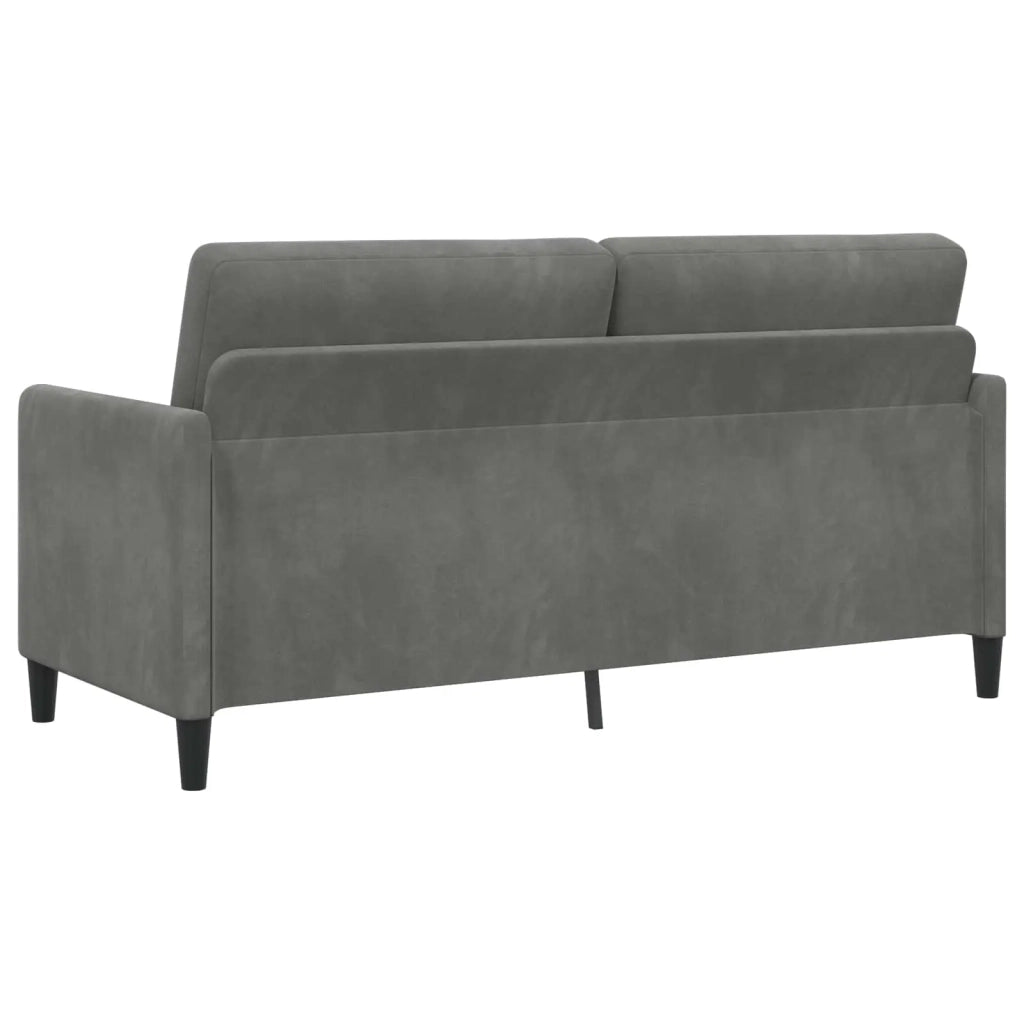 Set di Divani con Storage 2 pz Grigio Scuro Poliestere 3429247