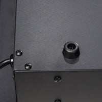 Camino Elettrico da Parete 1800W con Telecomando e Display LCD 91,4x15,8x45 cm Nero