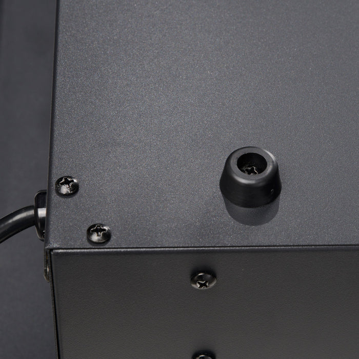 Camino Elettrico da Parete 1800W con Telecomando e Display LCD 91,4x15,8x45 cm Nero