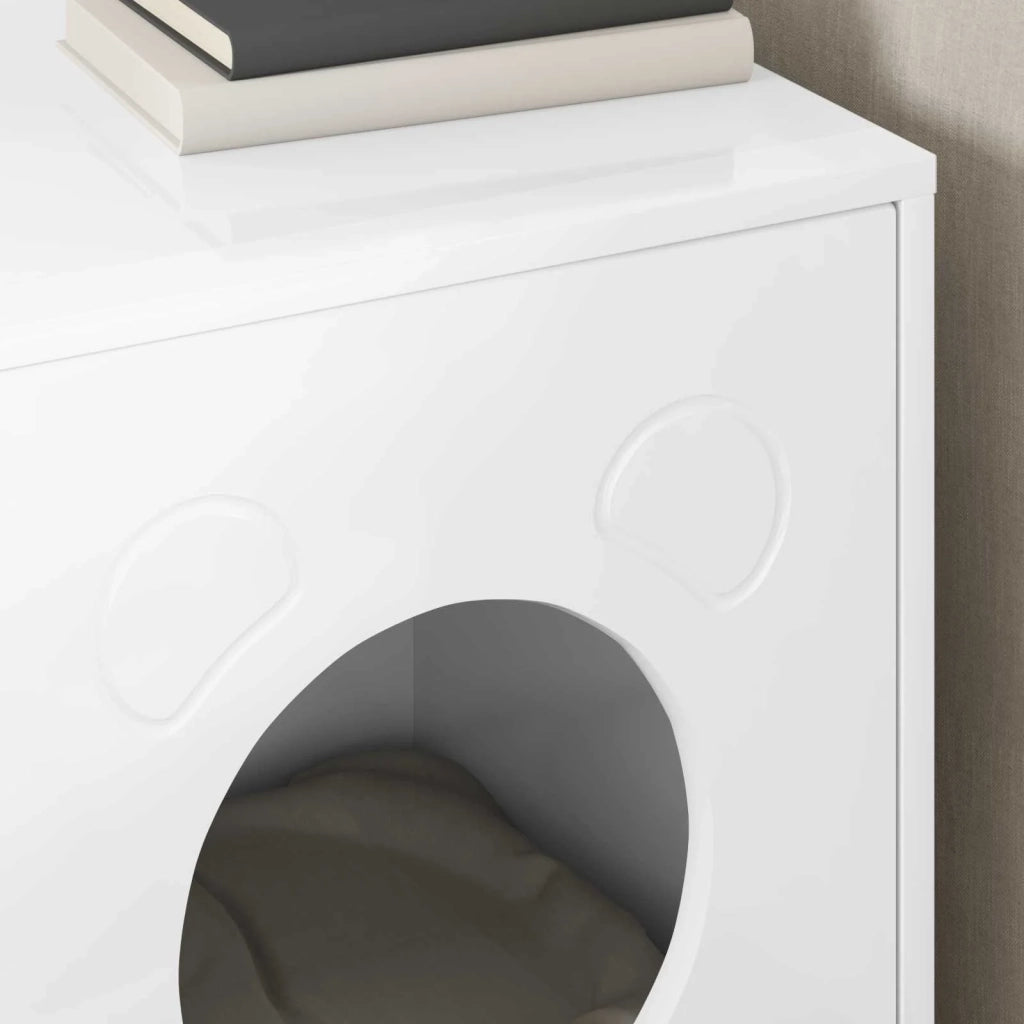 Casa per Gatti Bianco Lucido 42,5 x 40 x 53 cm CFW8486079