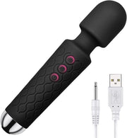 Vibromasseur per Donna - Sex Toys Donna – 20 modalità di vibrazione e 8 velocità – Sex Toys – Spedito in modo discreto – Ricaricabile via USB - Nero