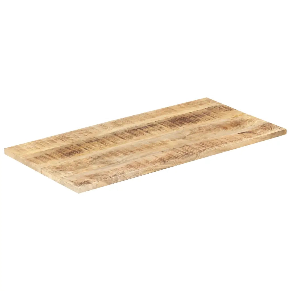 Piano Tavolo in Legno Massello di Mango 25-27 mm 100x60 cm 286024