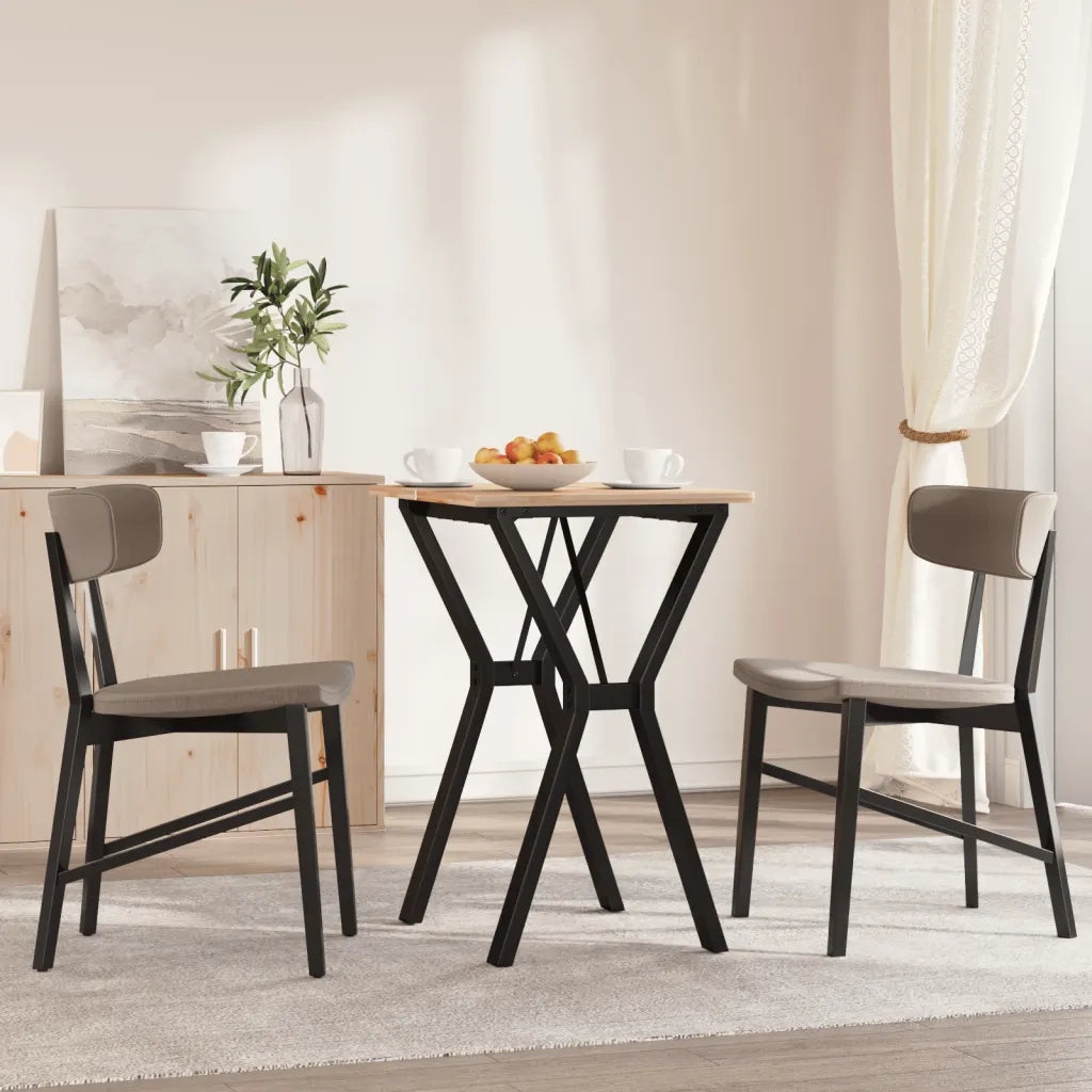 Telaio Gambe a Y per Tavolo da Pranzo | Piede del tavolo 50x40x73 cm in Acciaio