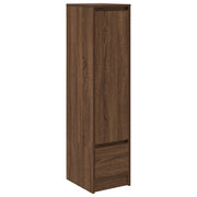 Credenza | Madia | Buffet da pranzo | Armadio da pranzo Rovere Marrone 29,5x34x119,5 cm in Legno Multistrato