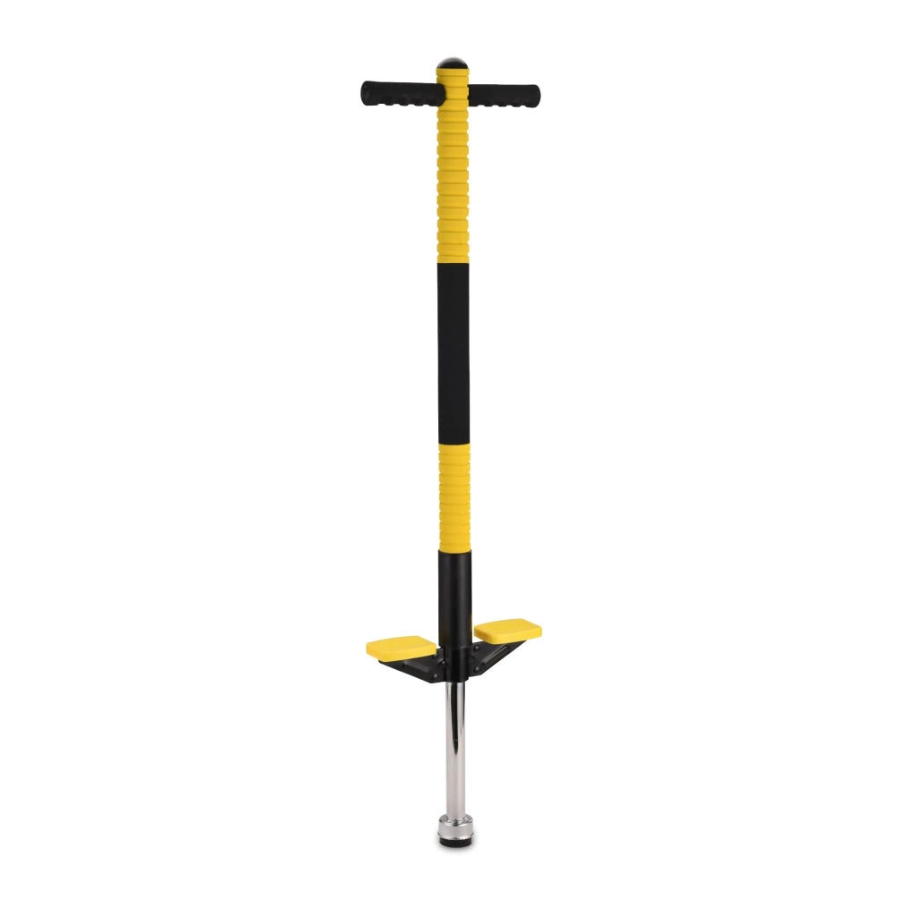 Bastone saltarello per bambini esterno fino a 35 kg ergonomico imbottito finitura robusta 95 x 24 x 6 cm in acciaio inossidabile nero 13_0016505