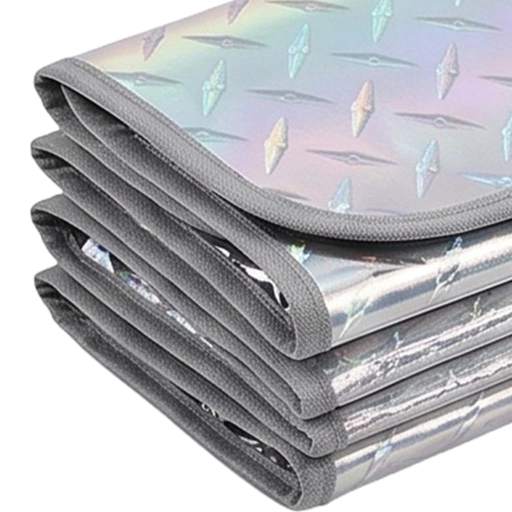 Parasole per Parabrezza Auto Pieghevole 140x70cm Grigio Avizar