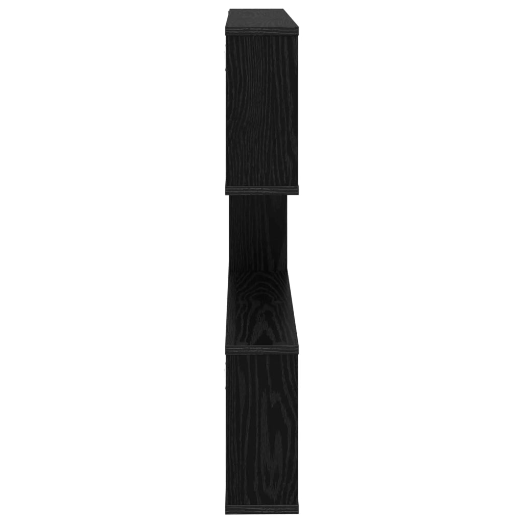 Scaffale da parete Rovere Nero 80 x 12 x 79,5 cm 8012277