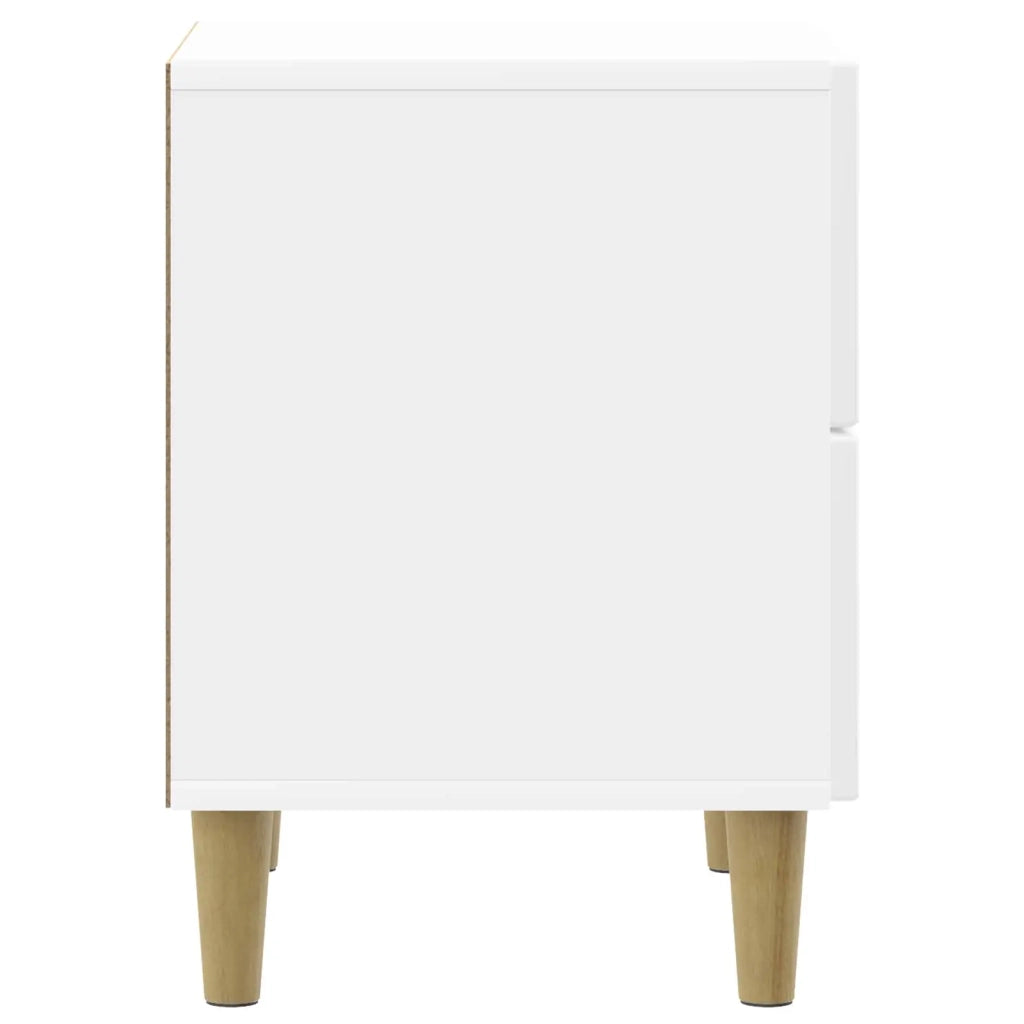 Armadio da Notte 2 pcs Bianco Lucido 43 x 34,5 x 48 cm 894534
