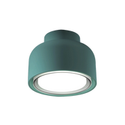 Plafoniera BOTTONE moderna in alluminio Petrolio 1xGX53