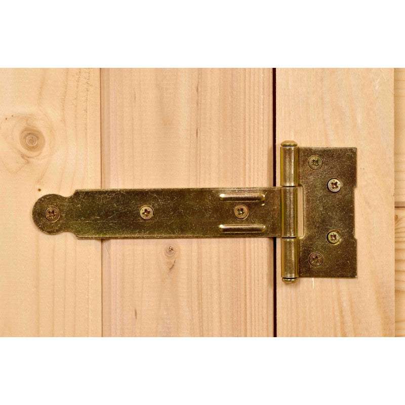 Casetta in legno da giardino con porta vetrata – 200x200 cm – tavole 28 mm, tetto bitumato – VD2020.02N Foresta