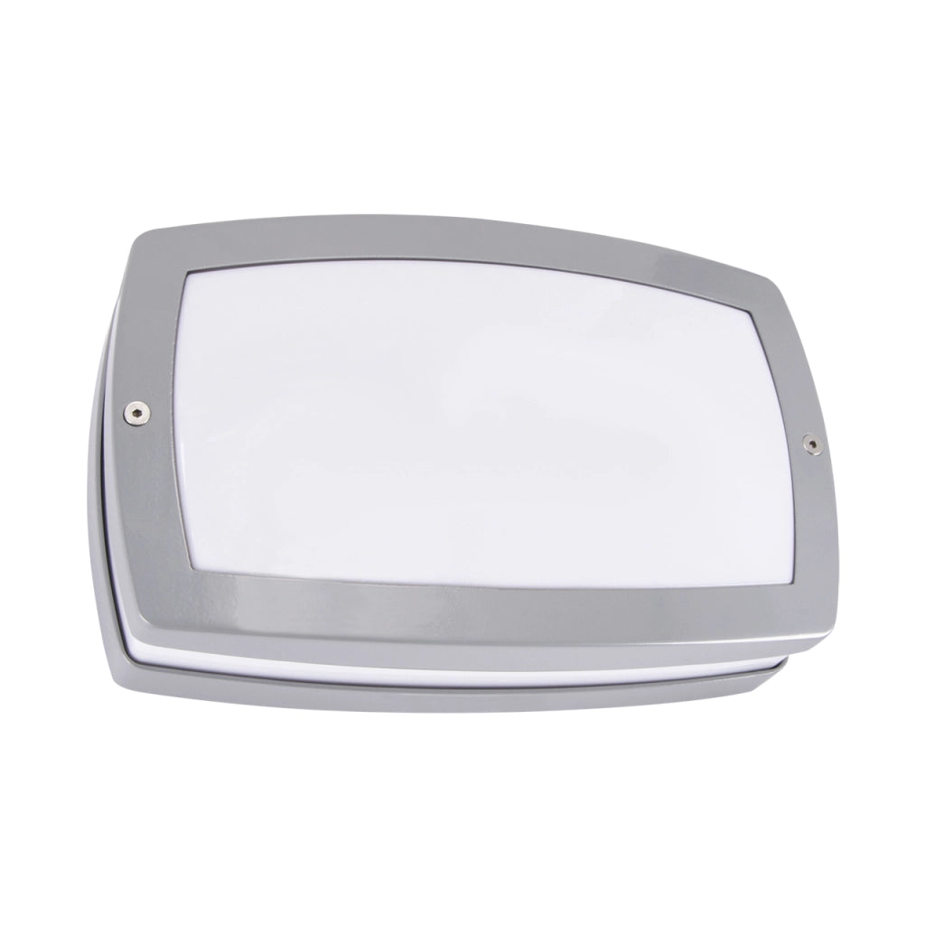 Applique esterna SOLINA Struhm LED 8W 4100K IP54 grigio