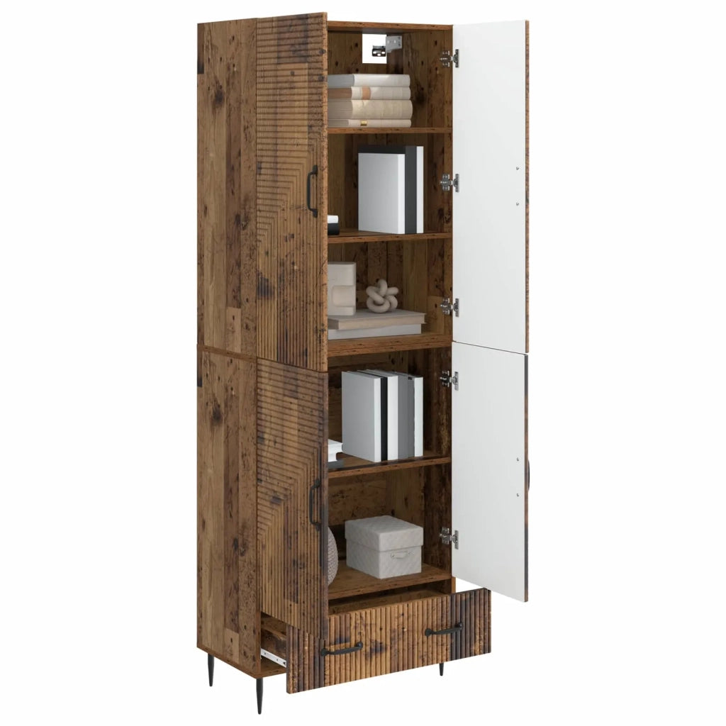 Set di armadi 2 pcs 66 x 34,5 x 95 cm Legno ingegnerizzato