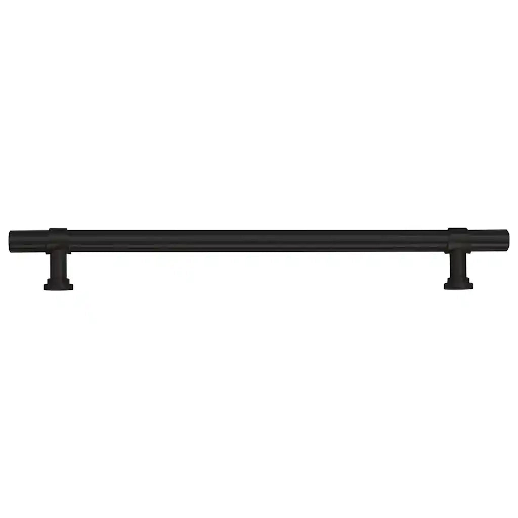 Maniglie per Mobili 5pz Nere 192mm in Acciaio Inox 155424