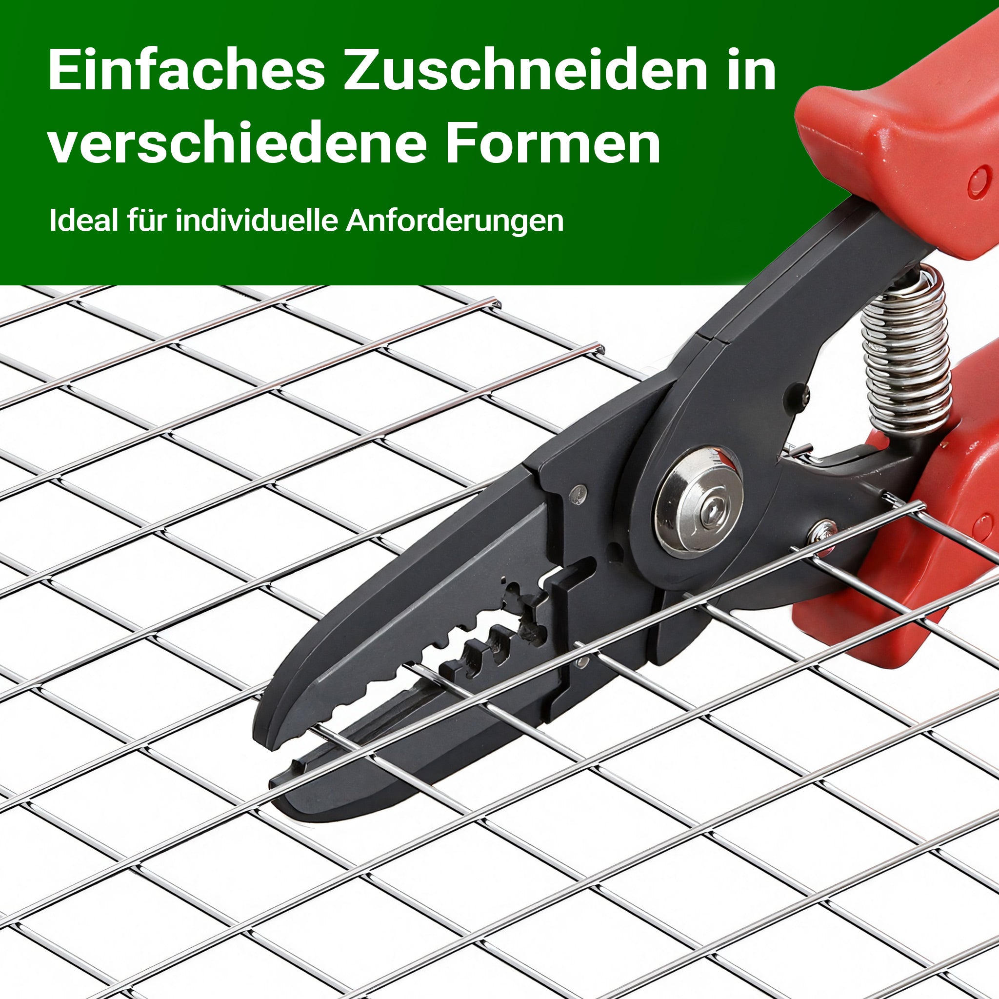 Rete metallica per voliera, recinzione Acciaio zincato Rotolo 1m x 10m Spessore 1,2mm Maglie 25x25mm