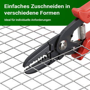 Rete metallica per voliera, recinzione Acciaio zincato Rotolo 1m x 10m Spessore 1,2mm Maglie 25x25mm