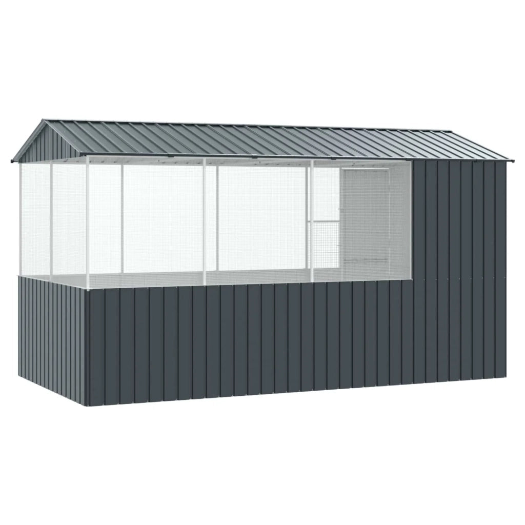 Gabbia per uccelli Antracite 410 x 210 x 230 cm Acciaio zincato 3325171