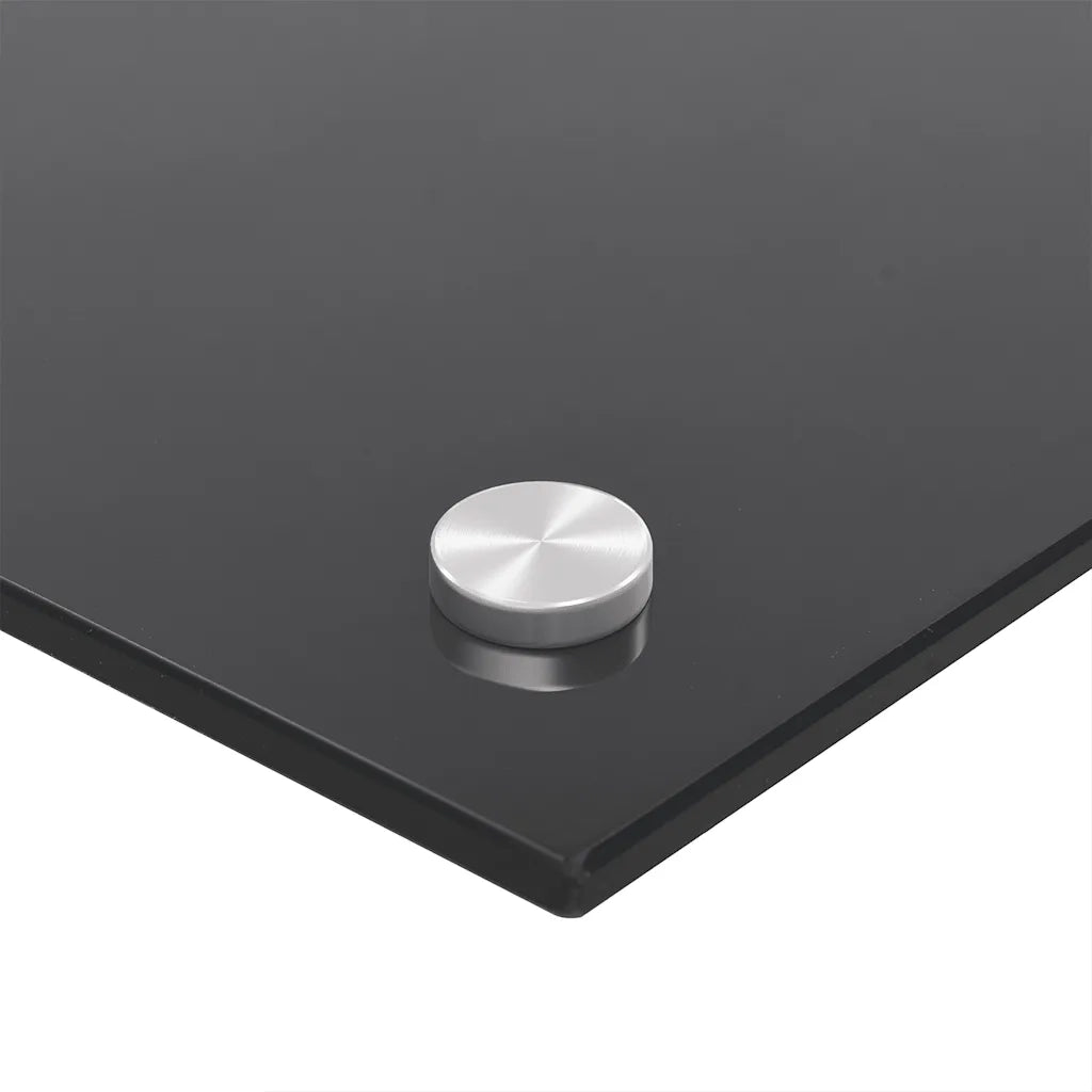 Paraschizzi per Cucina Nero 70x60 cm in Vetro Temperato CFW1532083