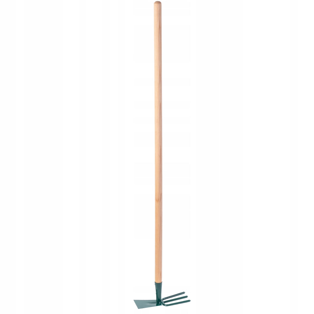 Zappa da giardino KADAX per scavare con forca da 8 cm e gancio da 115 cm