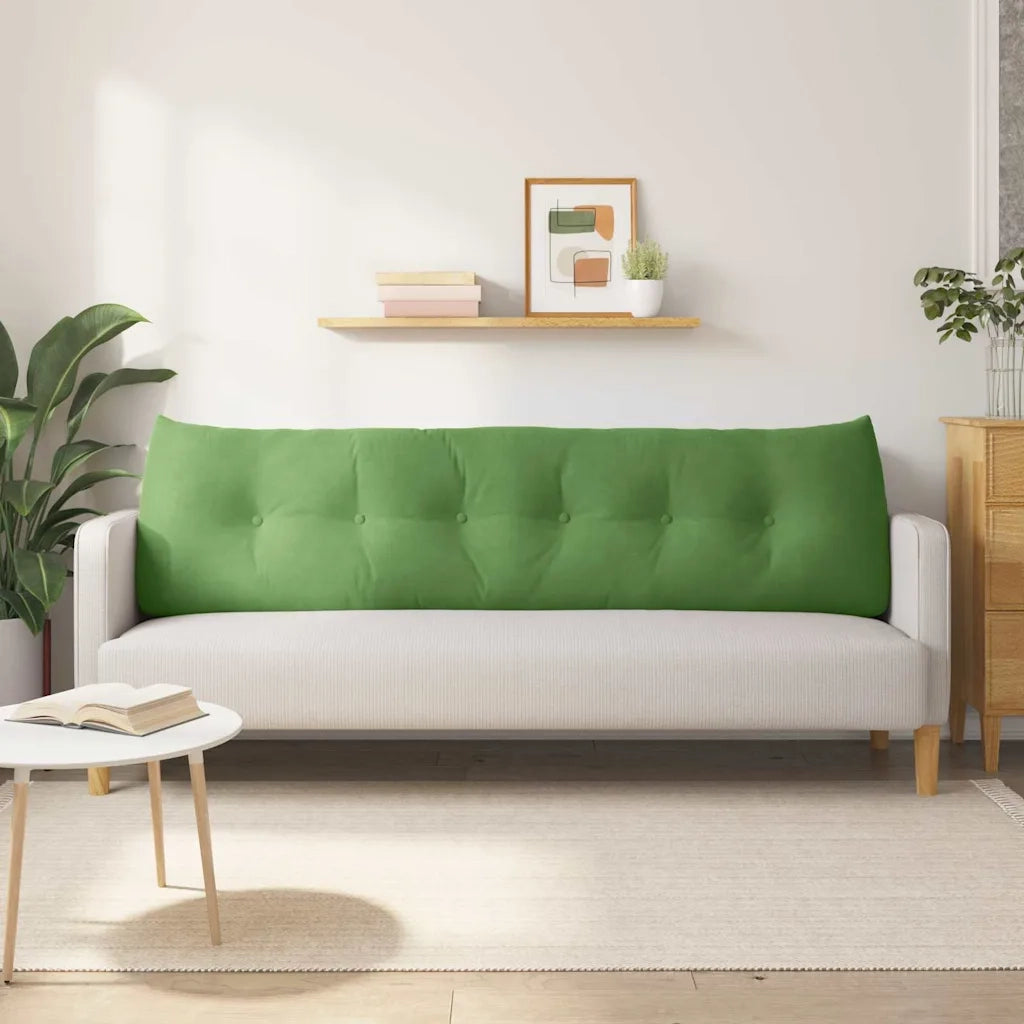 Cuscino per Schiena Verde chiaro 180 x 24 x 50 cm Velluto