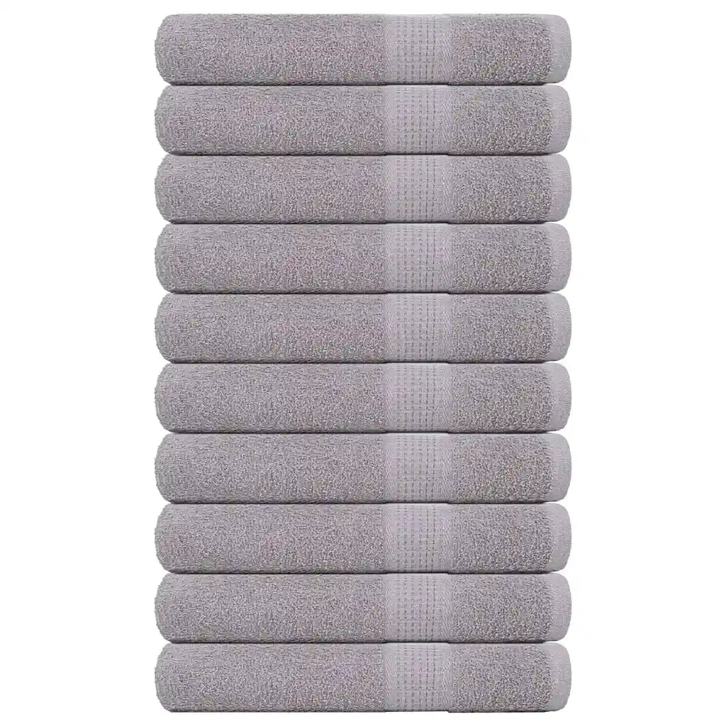 Asciugamani per sauna FROGN 10 pz Grigio 80x200 cm 360 g/m² 136841