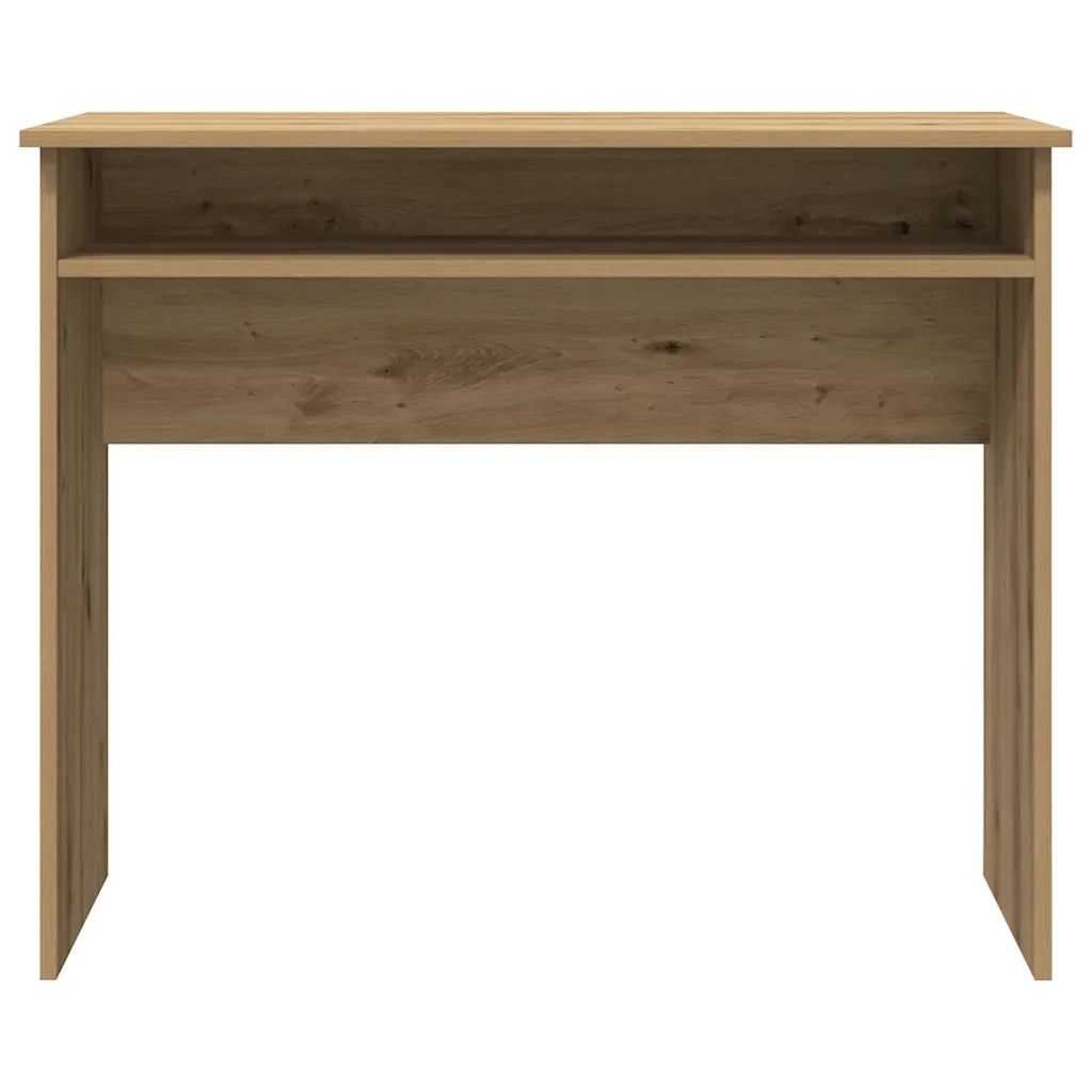 Scrivania Rovere Artigianale 90x50x74 cm in Legno Multistrato