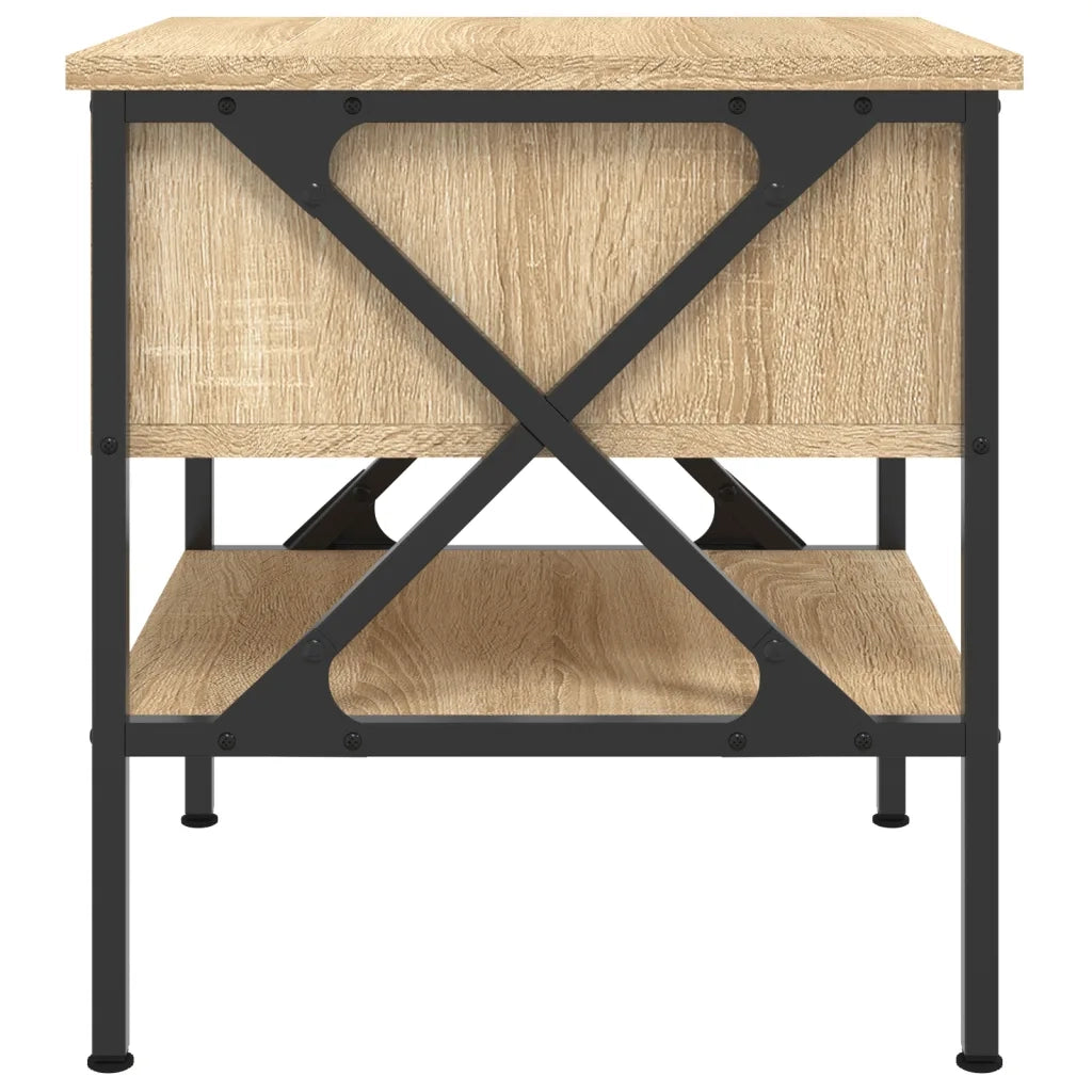 Comodino Rovere Sonoma 40x42x45 cm in Legno Multistrato 825955