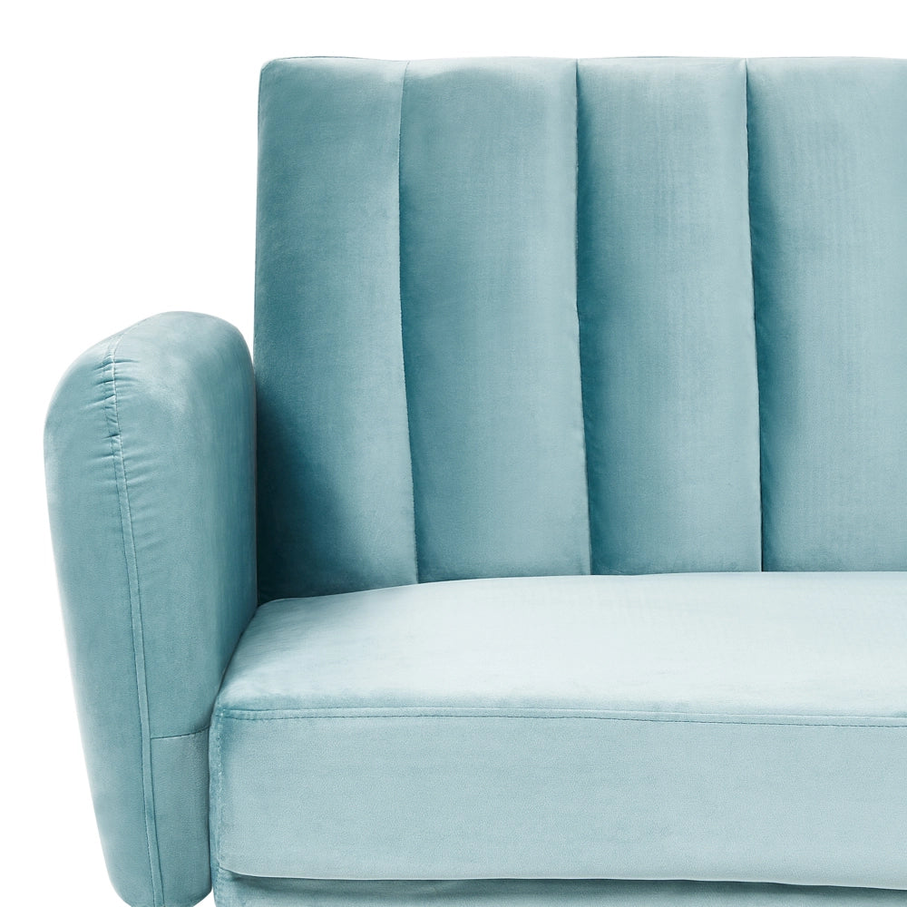 Divano Letto Verde Letto Trasformabile In Velluto Tappezzeria Elegante Glam Moderno Soggiorno Camera Da Letto