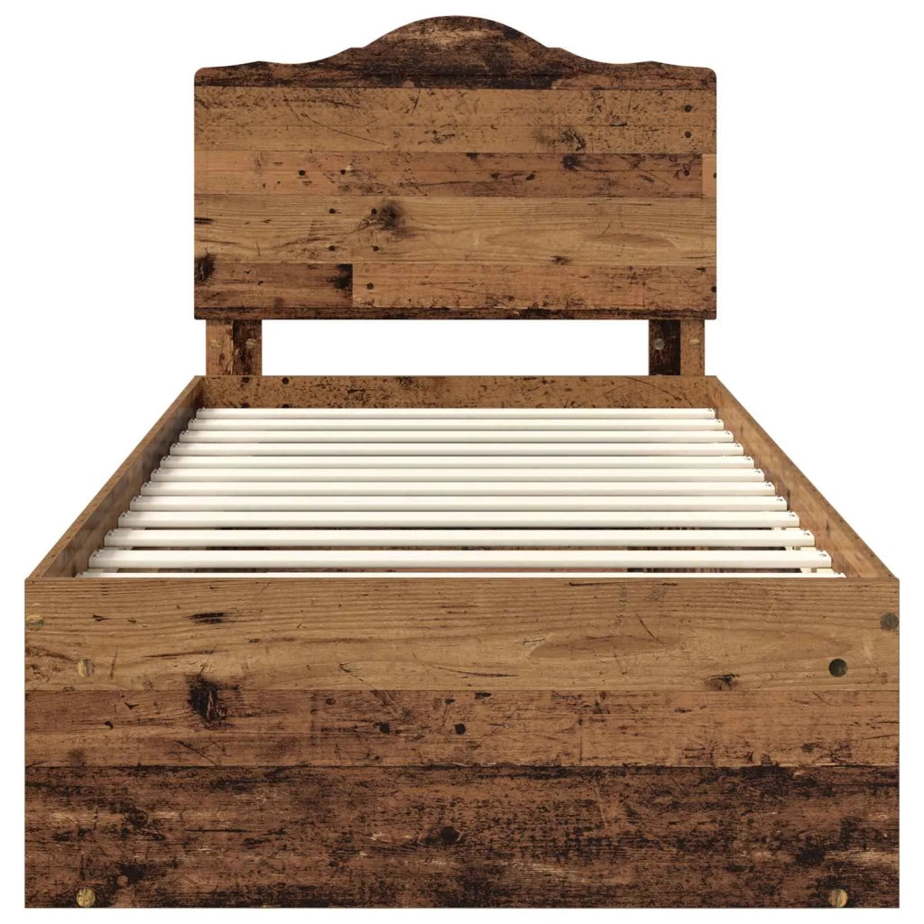 Struttura del letto Legno vecchio 90 x 200 cm Pino massello 3413360