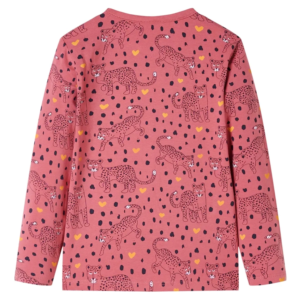 Pigiama da Bambina a Maniche Lunghe Rosa Antico 92 CFW6066067