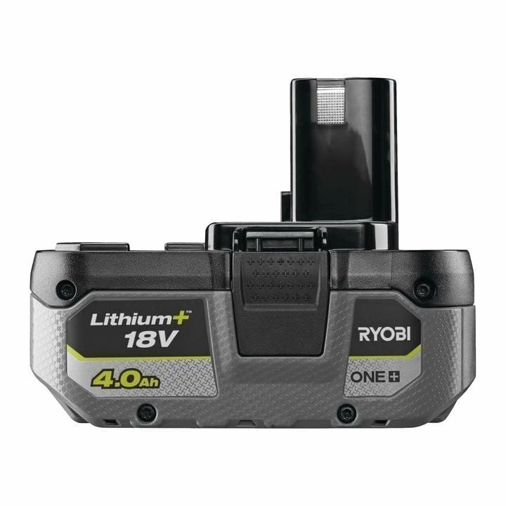 RYOBI RB1840X ONE+ Batteria 18 V 4.0 Ah con Indicatore di Carica e Tecnologia IntelliCell colore Nero