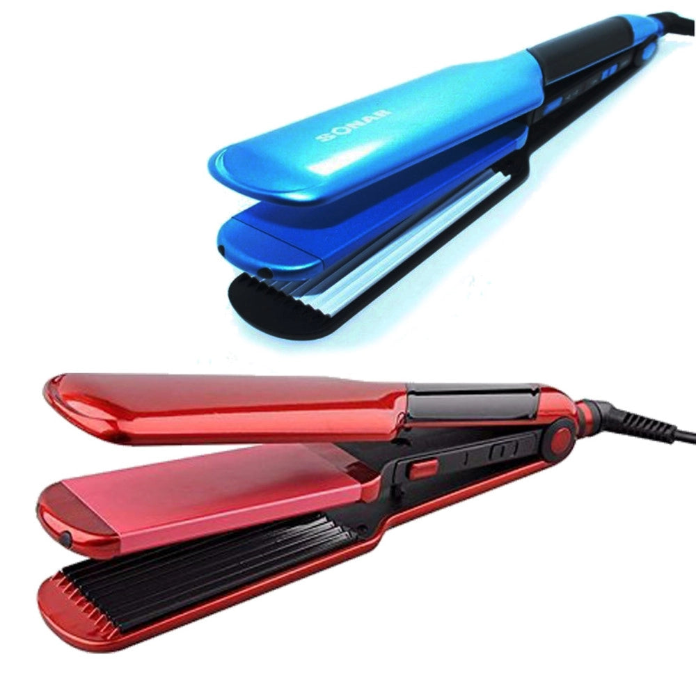 Trade Shop - Piastra Professionale 60w Acconciature Capelli 2 In 1 Liscio Frise' Sn-1033 -