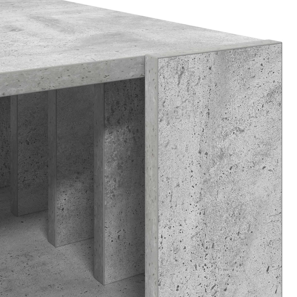 Tavolino da salotto Grigio cemento 66 x 49,5 x 45 cm 8000119