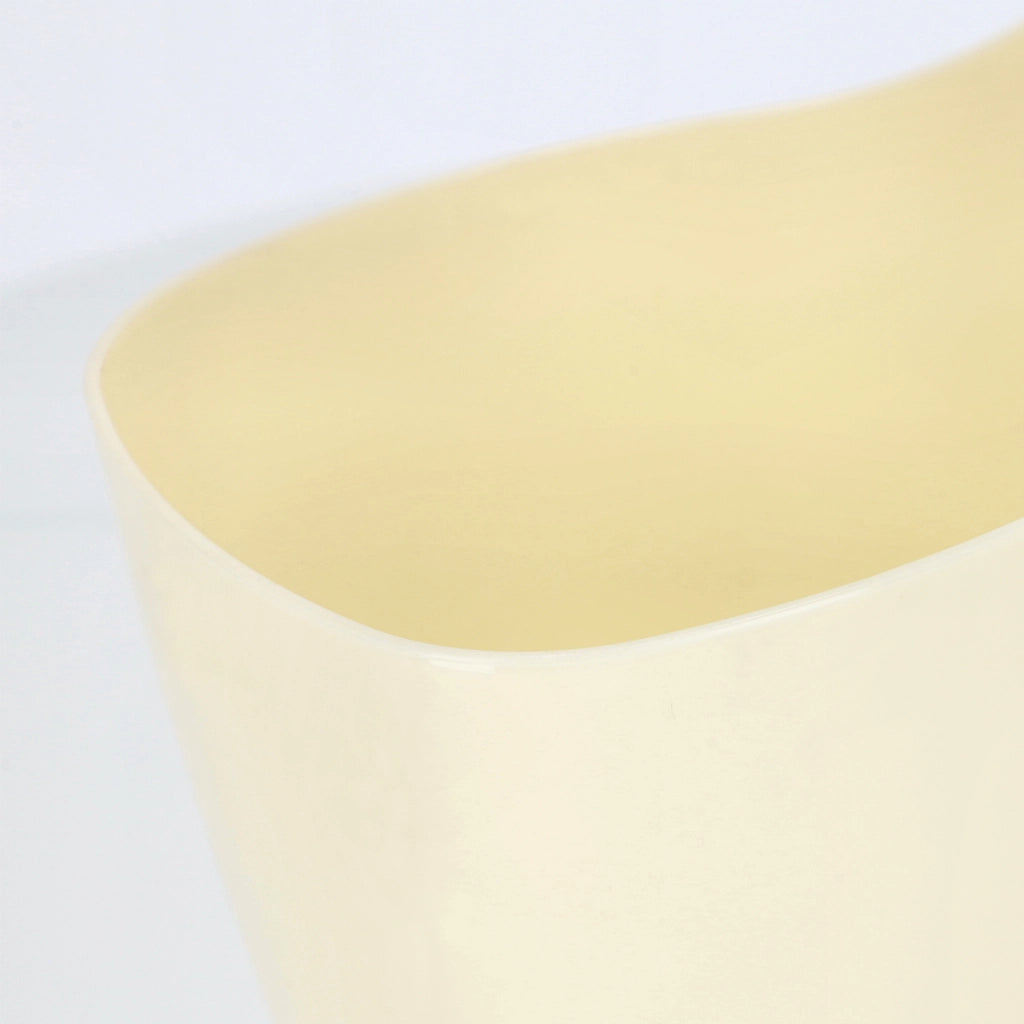 Vaso da fiori KADAX, Vaso da fiori, Vaso da fiori in plastica, Orchidea, 23 cm, Crema