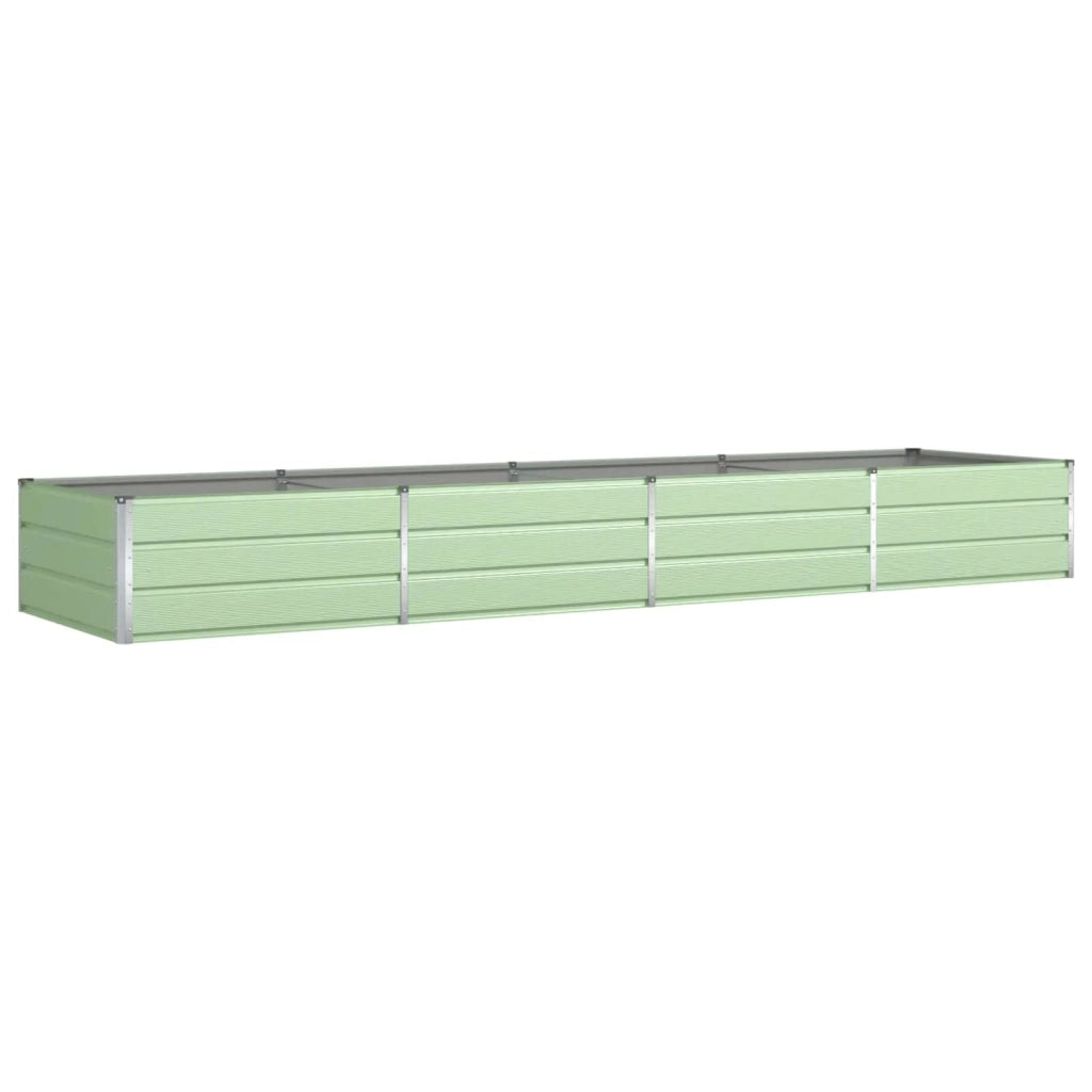 Fioriera Verde Pastello 385 x 100 x 45 cm Acciaio zincato 42018275
