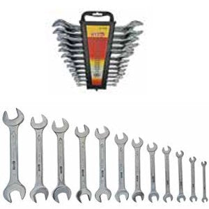 SERIE CHIAVI FISSE CON CLIP CROMO/VANADIUM 12 PEZZI MM 6