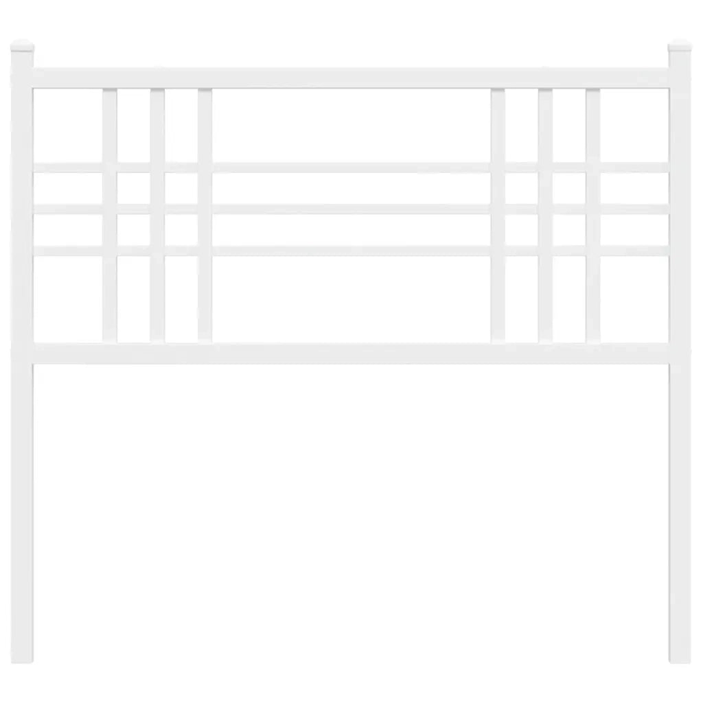 Testiera di Ricambio in Metallo Bianco 107 cm 376403