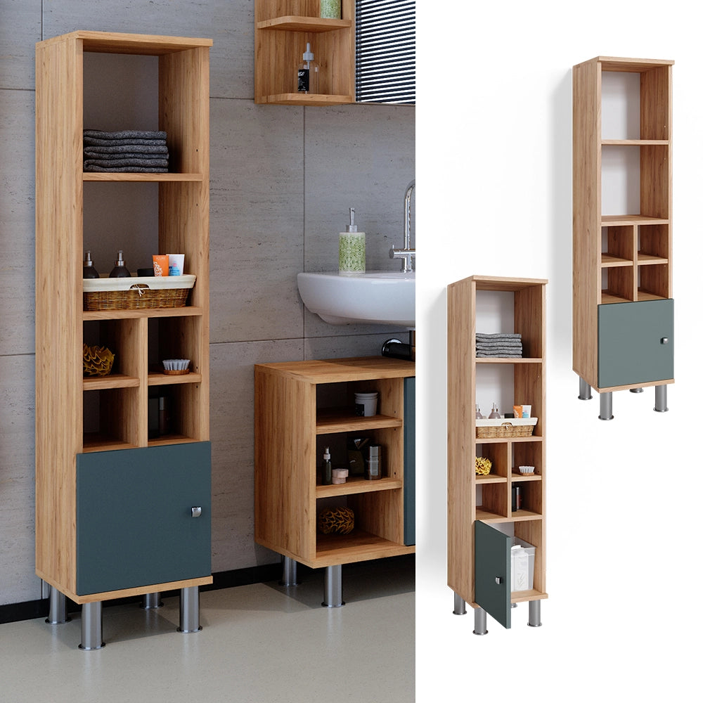 Mobiletto bagno Fynn Verde 30 x 130.6 cm porta piccola Vicco