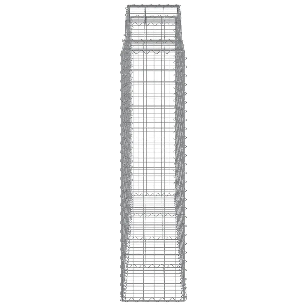 Cesti Gabbioni ad Arco 5 pz 200x50x160/180 cm Ferro Zincato 3146386