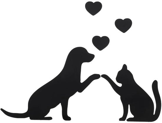Set di Sticker per Parete - Specchi per Cani/Gatti - Decorazione per la Camera da Letto - Decorazione per la Stanza da Bagno - Sticker per Bambini - Materiali Acrilici