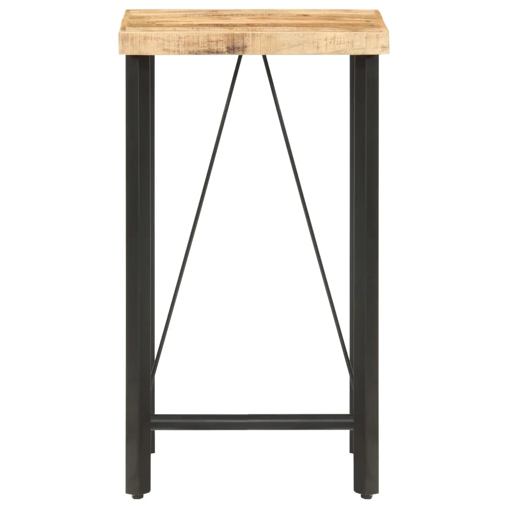 Tavolo da Bar 60x60x107 cm in Legno Ruvido di Mango 286610