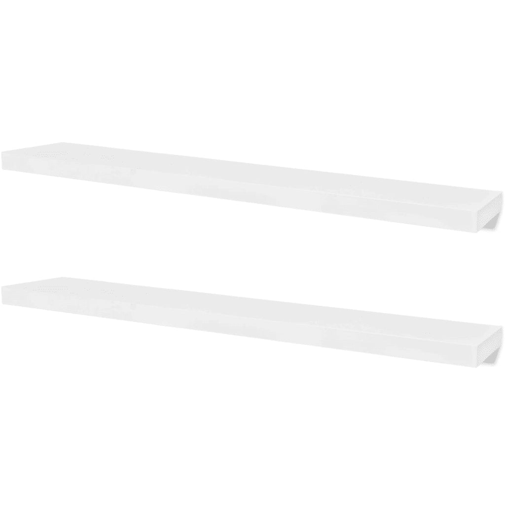 Mensole a Parete 4 pz Bianco 120 cm 276000