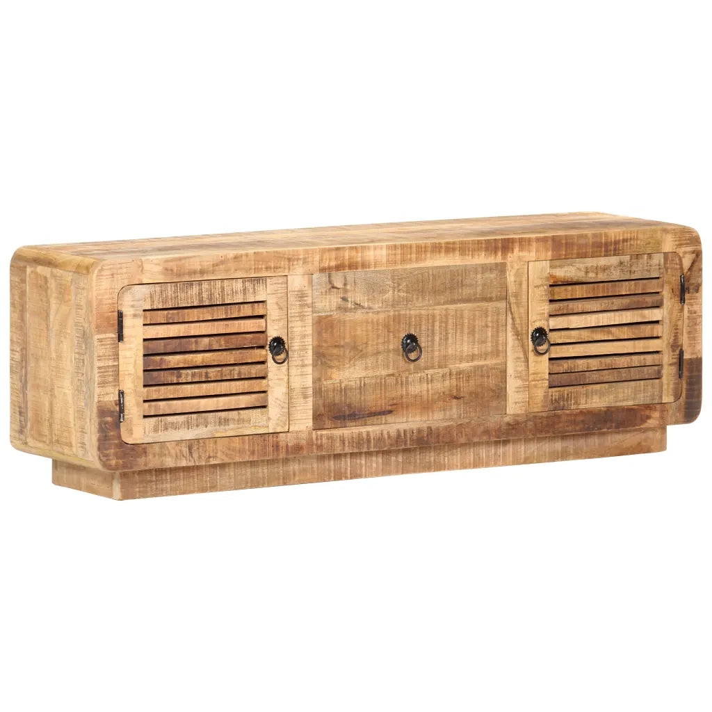 Mobile Porta TV 120x30x40 cm in Legno di Mango Grezzo cod mxl 25964